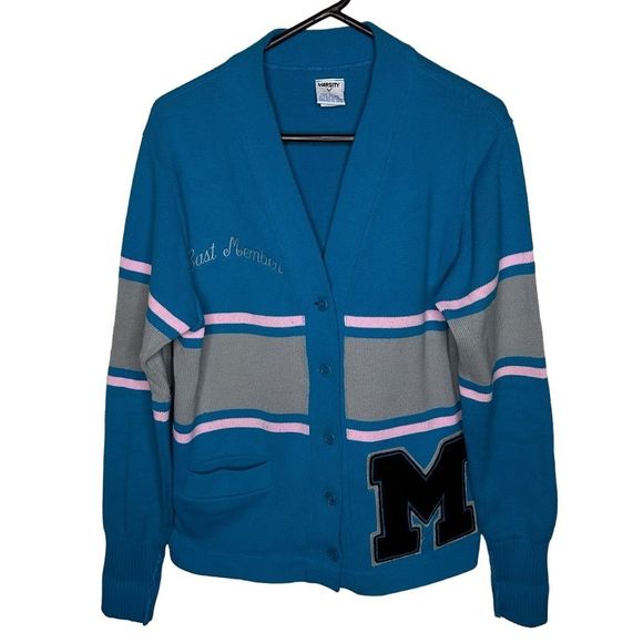 Vintage The Disney Store Cast Member Cardigan Sweater Mickey Mouse Medium - Picture 1 of 6